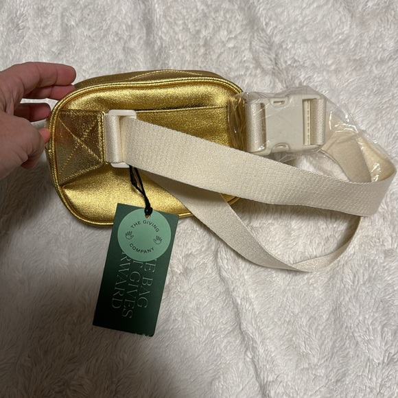 State Bennet Fanny Pack - Gold - NWT - Picture 2 of 5